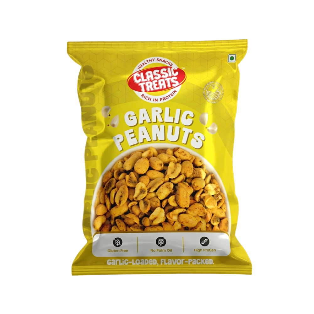 Garlic Peanuts - 100g